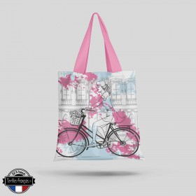 Tote Bag bicyclette - textiles-francais.fr