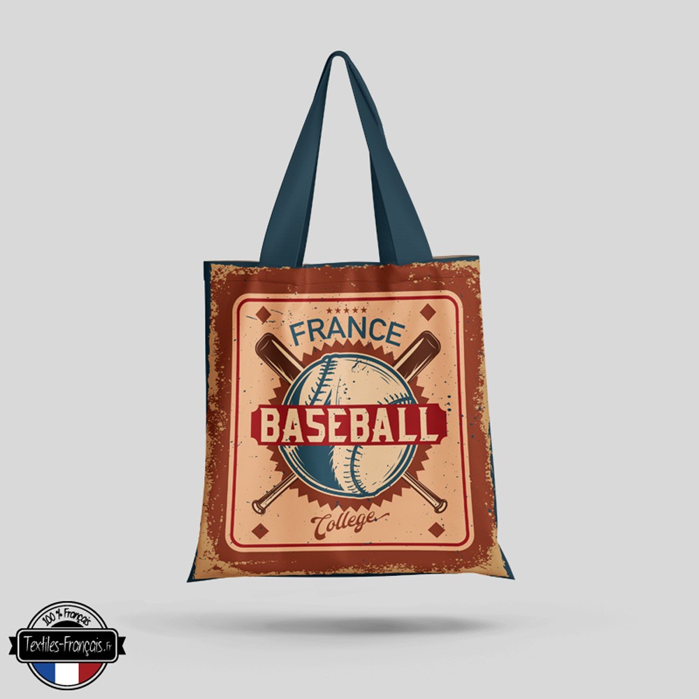 Tote Bag baseball - textiles-francais.fr