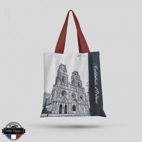 Tote Bag cathédrale d'Orléans - textiles-francais.fr