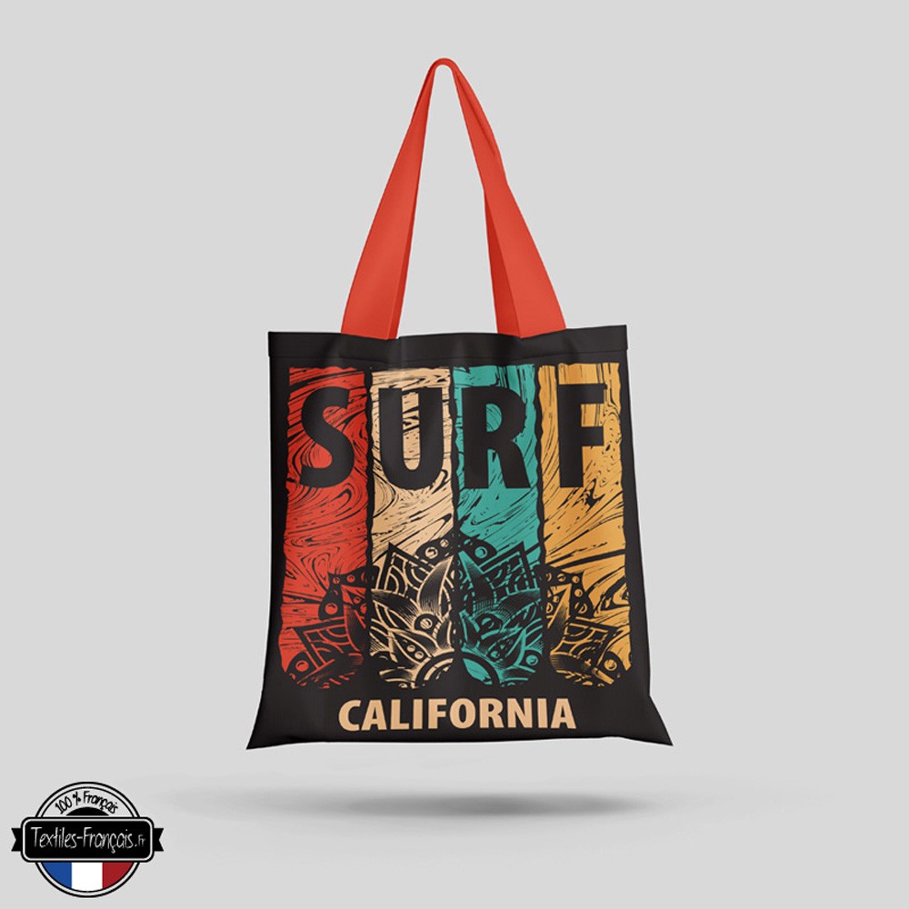 Tote Bag Californie - textiles-francais.fr