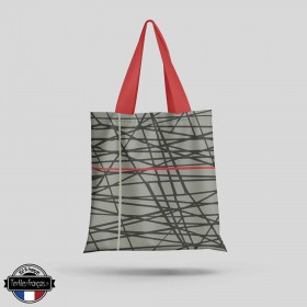 Tote Bag linéaire - textiles-francais.fr