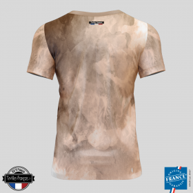 T-shirt brume marron - textiles-francais.fr