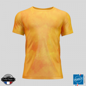 T-shirt brume orange - textiles-francais.fr