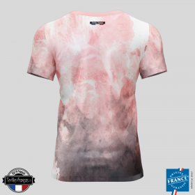 T-shirt brume rose - textiles-francais.fr