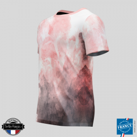 T-shirt brume rose - textiles-francais.fr