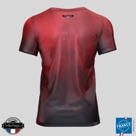 T-shirt brume rouge - textiles-francais.fr