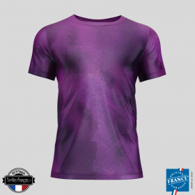 T-shirt brume violet - textiles-francais.fr