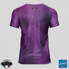 T-shirt brume violet - textiles-francais.fr