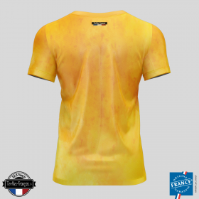 T-shirt brume jaune - textiles-francais.fr