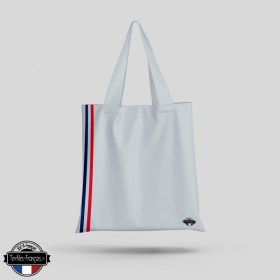 Tote Bag Français blanc - textiles-francais.fr