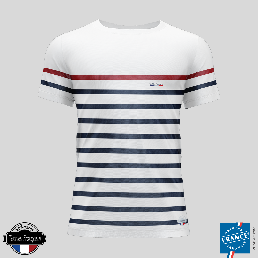 T-shirt français marinière - textiles-francais.fr