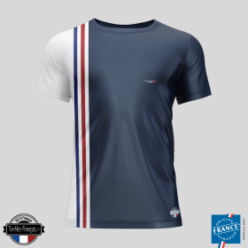 T-shirt français avec bandes - textiles-francais.fr