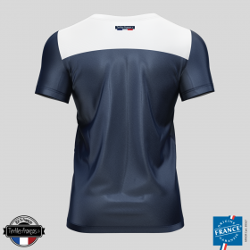 T-shirt français éclair bleu - textiles-francais.fr