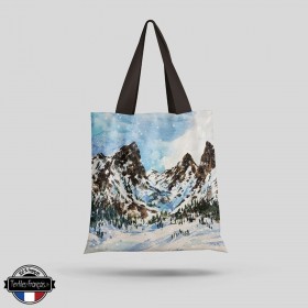 Tote Bag montagne - textiles-francais.fr