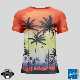 T-shirt palmier - textiles-francais.fr