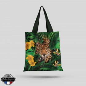 Tote Bag jungle jaguar - textiles-francais.fr